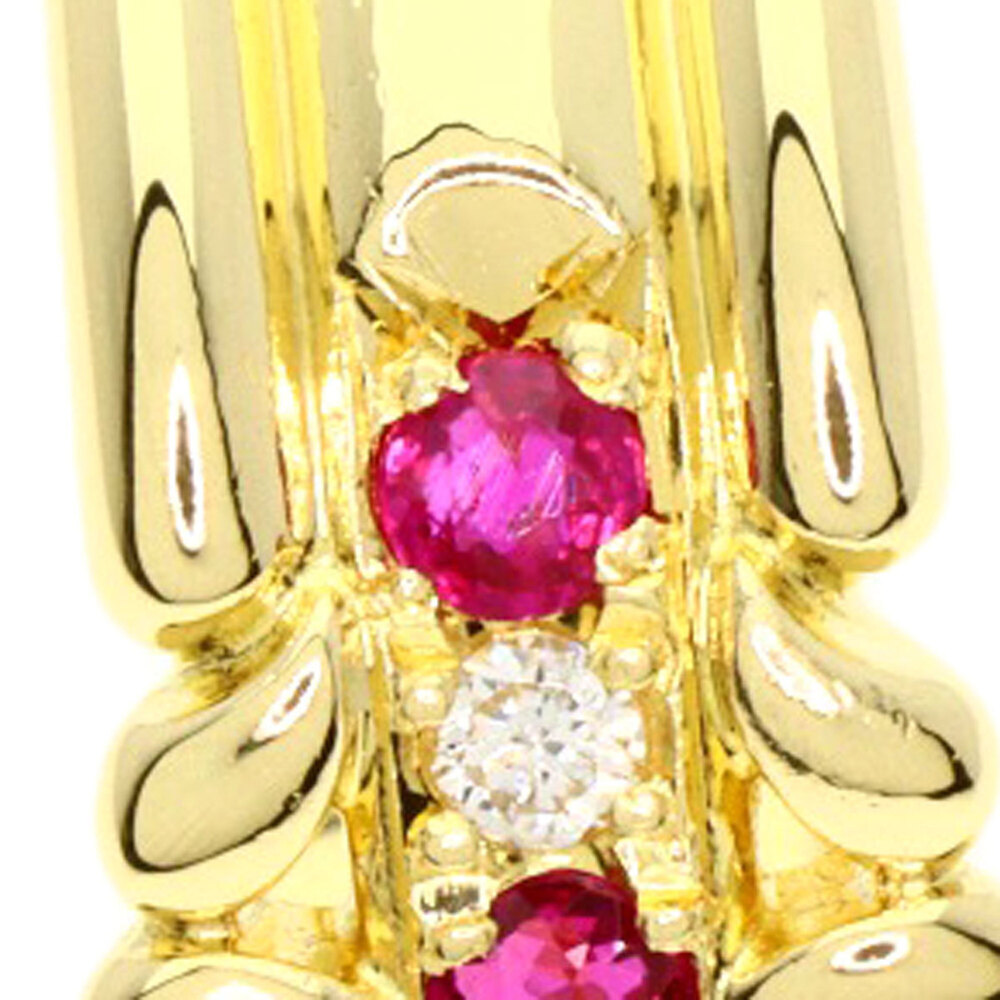 Burberry Ruby And Diamond Ring In 18k Yellow Gold… - image 8